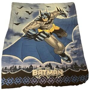 DC Comics Batman Twin Comforter Vintage Retro Bedding Reversible Set w/ Sheets